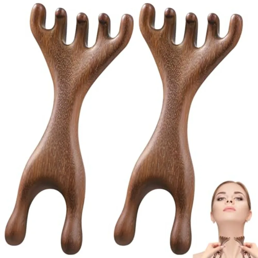 2Pcs Meridian Comb Fivetouch Therapy Comb Sandalwood Massage Claws Guas Sha wood therapy Tools ergonomic for Head Face Eye Nose
2Pcs Meridian Comb Fivetouch Therapy Comb Sandalwood Massage Claws Guas Sha wood therapy Tools ergonomic for Head Face Eye Nose