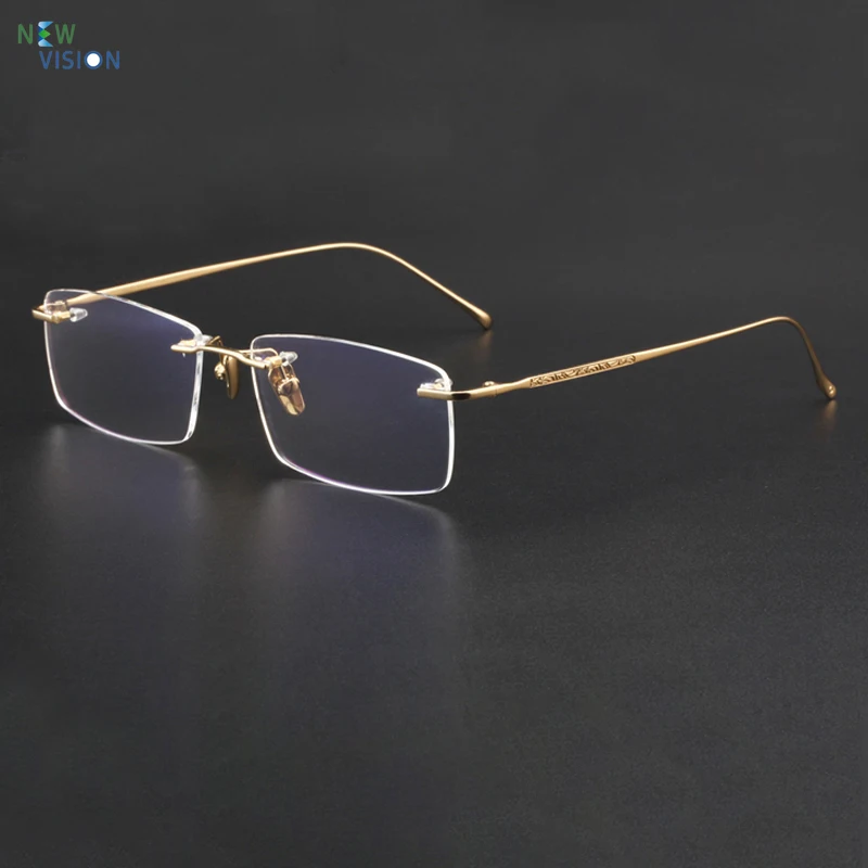 S800 Pure Silver Glasses Women New Frameless Square High-quality Eyeglass Frame Men Business Support Myopia Prescription Lenses
S800 Pure Silver Glasses Women New Frameless Square High-quality Eyeglass Frame Men Business Support Myopia Prescription Lenses