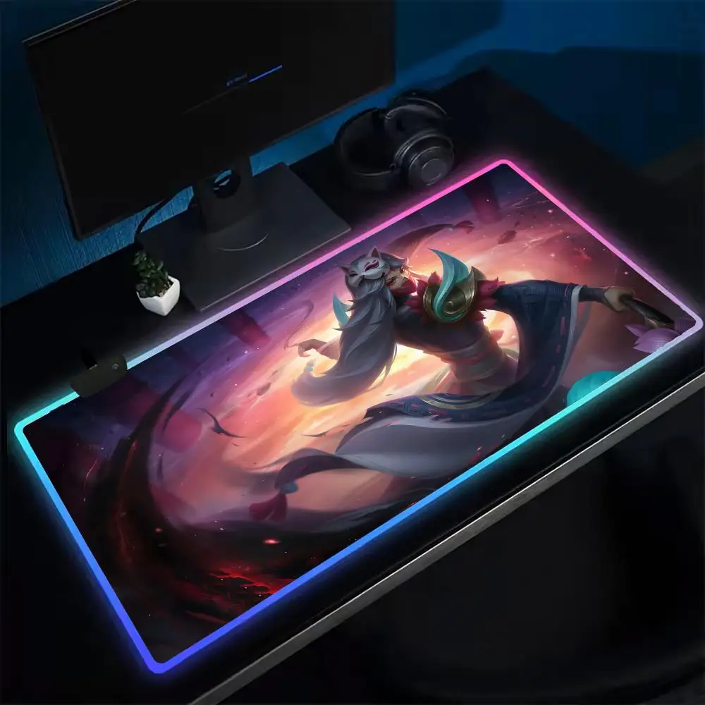 Популярный коврик для мыши L-Legends Bang Bang, игровой коврик для мыши в стиле аниме, светодиодные настольные коврики с подсветкой, резиновые настольные коврики XXL RGB
Популярный коврик для мыши L-Legends Bang Bang, игровой коврик для мыши в стиле аниме, светодиодные настольные коврики с подсветкой, резиновые настольные коврики XXL RGB
