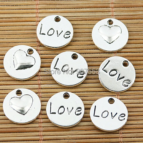 20PCS 14mm Tibetan Silver Tone Round Love Charms EF1598 Charms for Jewelry Making
20PCS 14mm Tibetan Silver Tone Round Love Charms EF1598 Charms for Jewelry Making