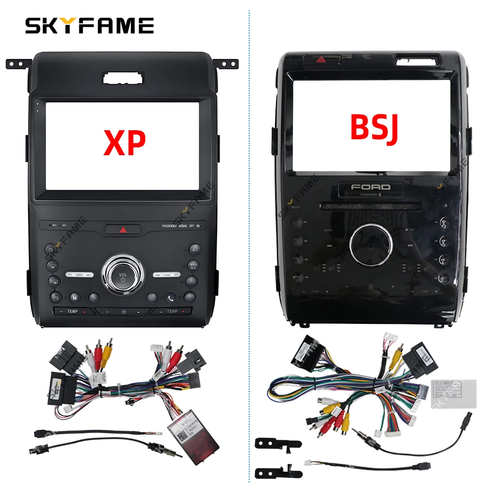 SKYFAME Car Frame Fascia Adapter Canbus Box Decoder Android Radio Dash Fitting Panel Kit For Ford F150 F250 Raptor
SKYFAME Car Frame Fascia Adapter Canbus Box Decoder Android Radio Dash Fitting Panel Kit For Ford F150 F250 Raptor
