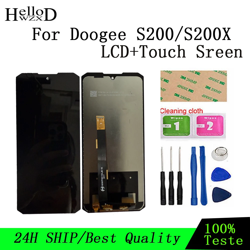 New Original For Doogee S200 S200X Cell Phone LCD Display Assembly Digitizer Glass Panel Repair Replacement Parts
New Original For Doogee S200 S200X Cell Phone LCD Display Assembly Digitizer Glass Panel Repair Replacement Parts
