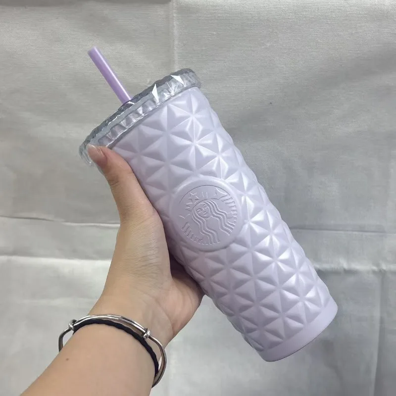Starbucks Elegant Lavender Diamond Tumbler 500ml, Matte Purple with Crystal Lid, A Stylish Accessory for Coffee Lovers
Starbucks Elegant Lavender Diamond Tumbler 500ml, Matte Purple with Crystal Lid, A Stylish Accessory for Coffee Lovers