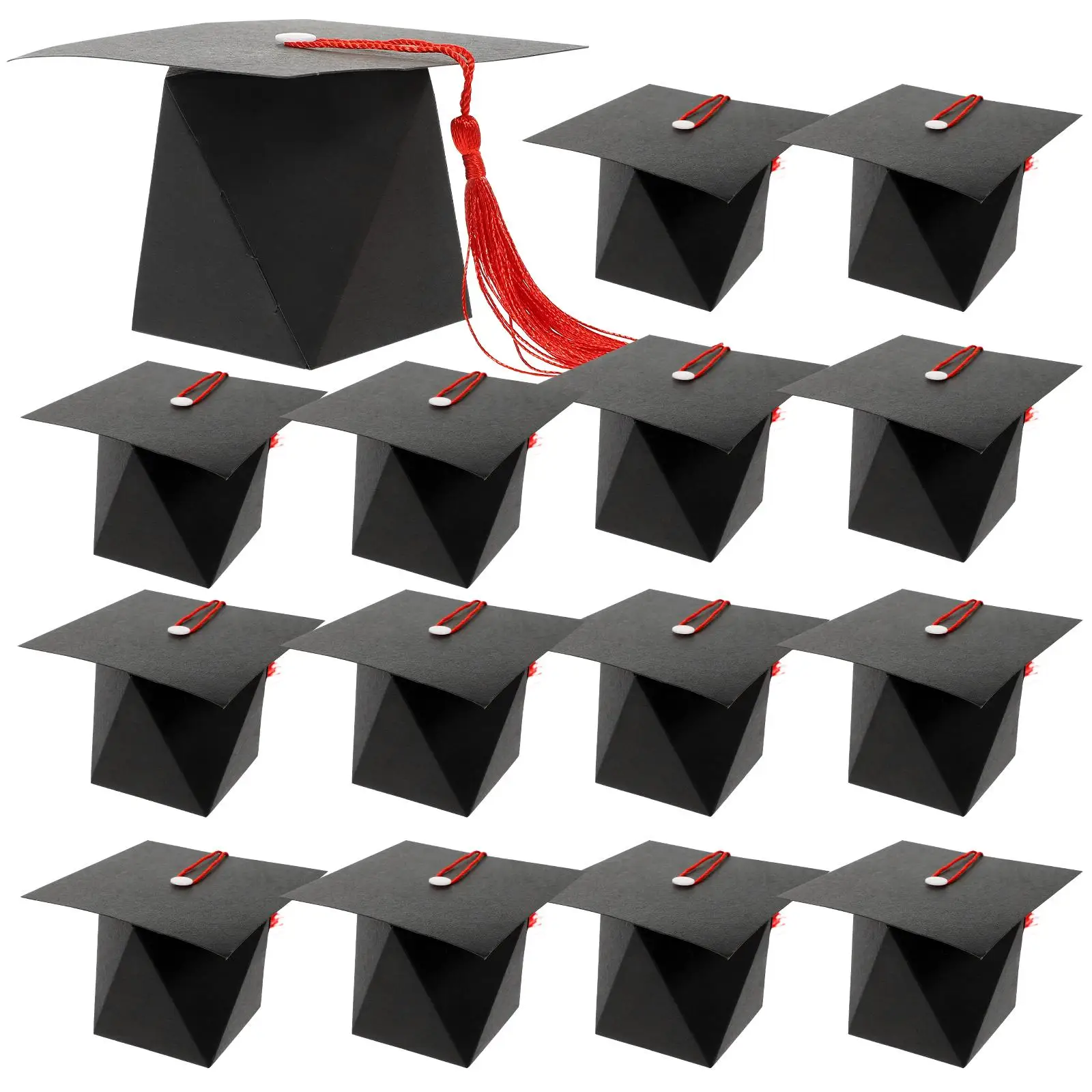 50 Pcs Bachelor's Hat Wedding Candy Box Graduation Decorations Sticker Bags Boxes Red Basket Containers Party Favors Child
50 Pcs Bachelor's Hat Wedding Candy Box Graduation Decorations Sticker Bags Boxes Red Basket Containers Party Favors Child