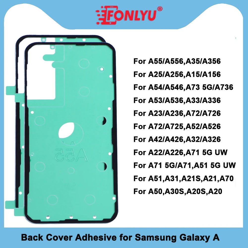 FONLYU For Samsung Galaxy A56 A36 A55 A35 A16 Rear Adhesive SM-A566V Back Cover Sticker SM-A366E Tape Glue Replacement 10pcs
FONLYU For Samsung Galaxy A56 A36 A55 A35 A16 Rear Adhesive SM-A566V Back Cover Sticker SM-A366E Tape Glue Replacement 10pcs