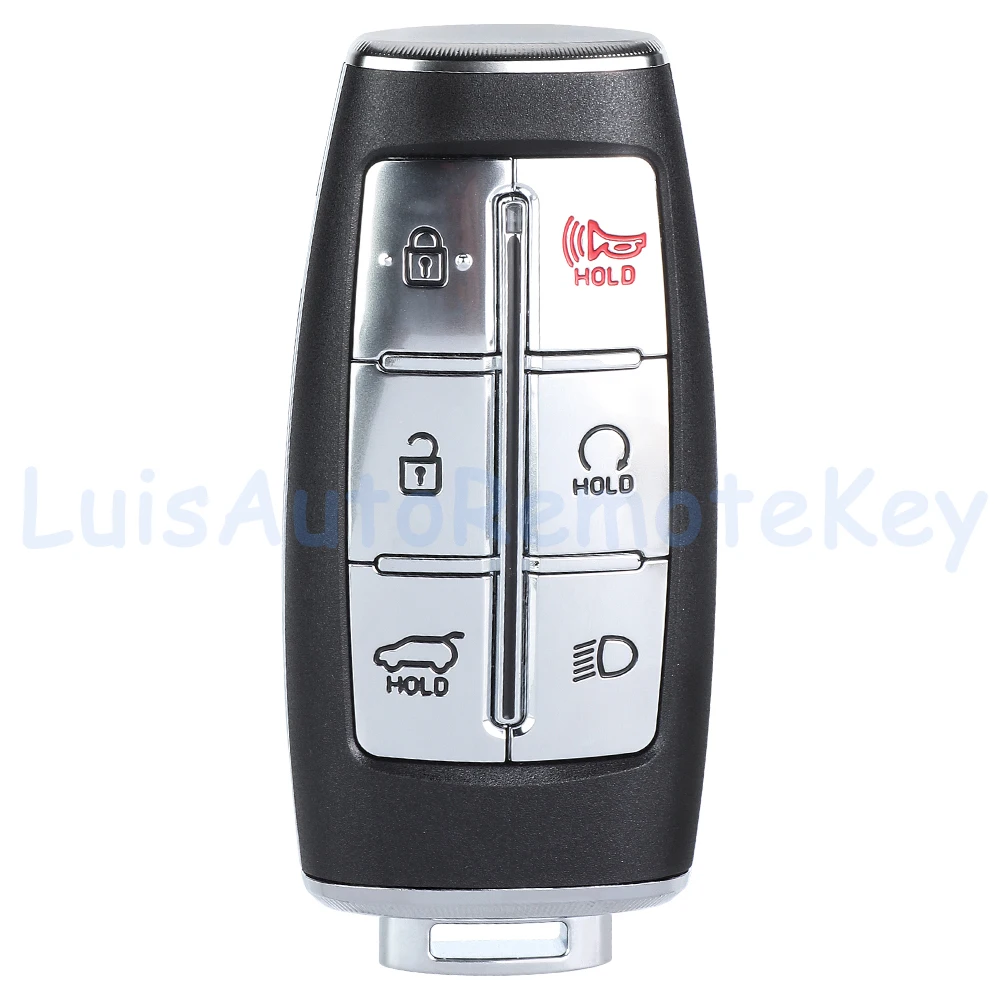 6 Buttons Smart Remote Car Key Fob 433MHz ID47 Chip Replacement for GENESIS G70 2021 2022 2023 P/N: 95440-G9630, 95440-G9530
6 Buttons Smart Remote Car Key Fob 433MHz ID47 Chip Replacement for GENESIS G70 2021 2022 2023 P/N: 95440-G9630, 95440-G9530
