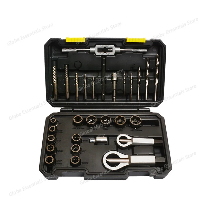 29-Piece Set Anti-tooth Sleeve Nut Remover Screw Nut Remover Broken Head Screw Removal Tool Set Sleeve
29-Piece Set Anti-tooth Sleeve Nut Remover Screw Nut Remover Broken Head Screw Removal Tool Set Sleeve