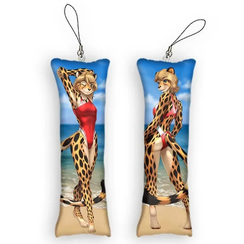 New Pattern Keychain Sexy Furry Dakimakura Mini Pendant Double-Sided Printed Ornament Small Body Pillow Pendants Funny Gift
New Pattern Keychain Sexy Furry Dakimakura Mini Pendant Double-Sided Printed Ornament Small Body Pillow Pendants Funny Gift