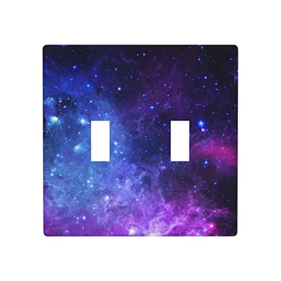 Light Switch Cover 2-Gang Decorative Wall Plate Electrical Art Faceplate for Home Bedroom Decor 4.5" x 4.5
Light Switch Cover 2-Gang Decorative Wall Plate Electrical Art Faceplate for Home Bedroom Decor 4.5" x 4.5