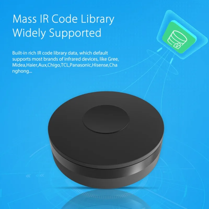 Tuya WiFi IR RF Universal Remote Control Smart Controller for Alexa Google Assistant AC TV Home Appliances
Tuya WiFi IR RF Universal Remote Control Smart Controller for Alexa Google Assistant AC TV Home Appliances