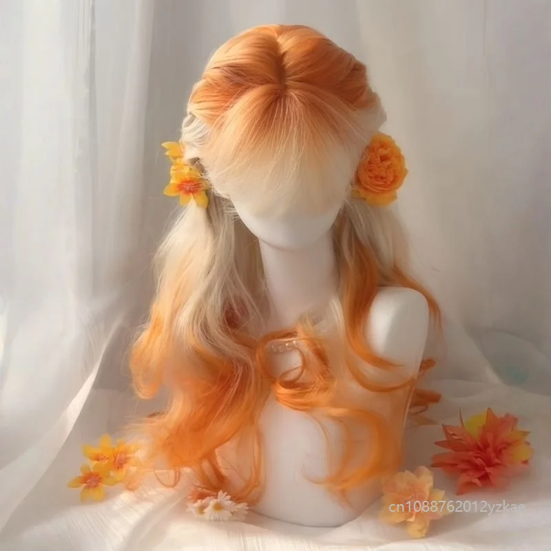 Orange-highlighted Ombre Wig Long Hair The Color of Yellow Roses Artificial Wigs Cute Sweet Styling Role Play Outfit Theme Party
Orange-highlighted Ombre Wig Long Hair The Color of Yellow Roses Artificial Wigs Cute Sweet Styling Role Play Outfit Theme Party
