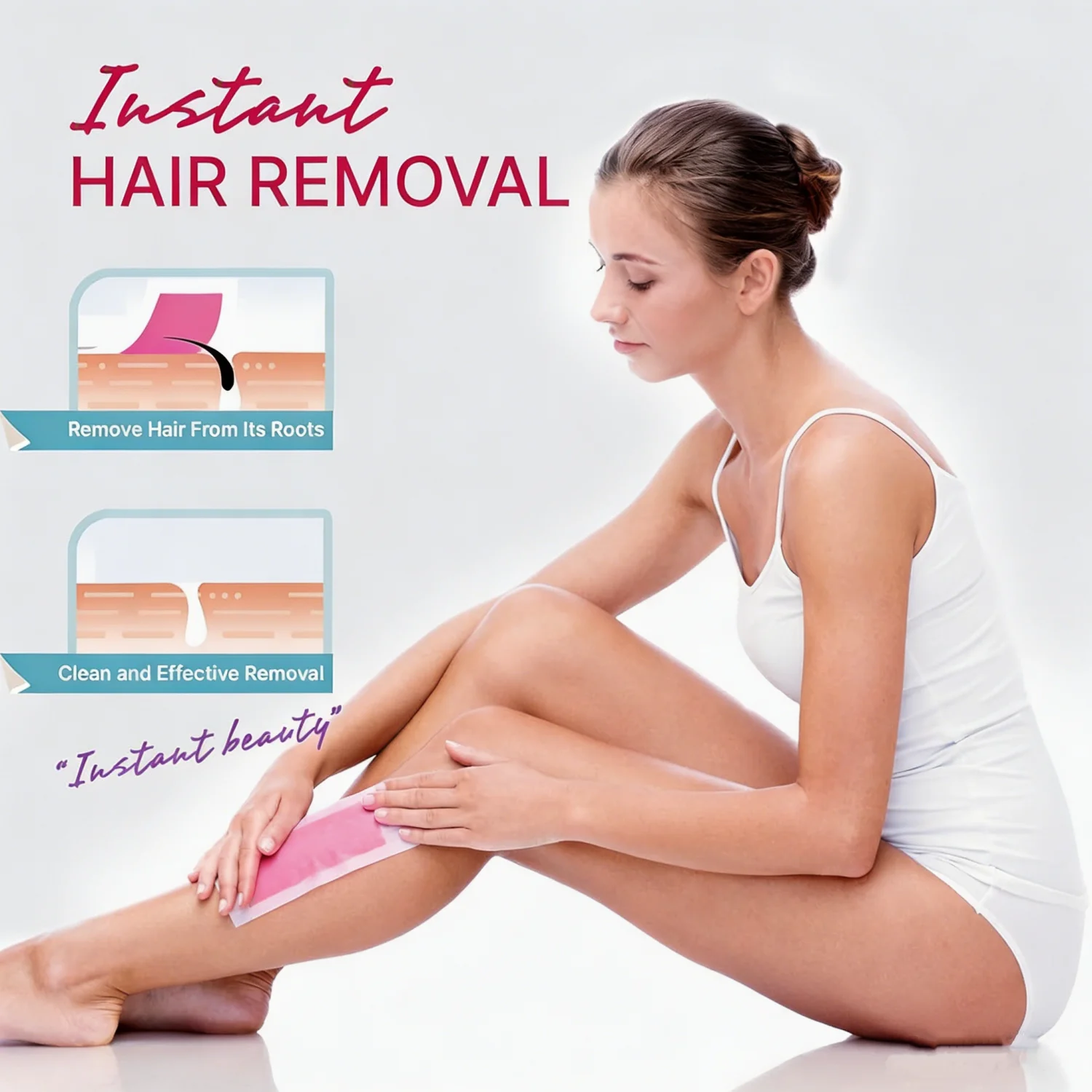 Professional Warning Tapes For Summer Hair Removal, Double Face Cold Warning Paper For Legs, Body, Face,6 Sticks, 10/20 Sticks
Professional Warning Tapes For Summer Hair Removal, Double Face Cold Warning Paper For Legs, Body, Face,6 Sticks, 10/20 Sticks
