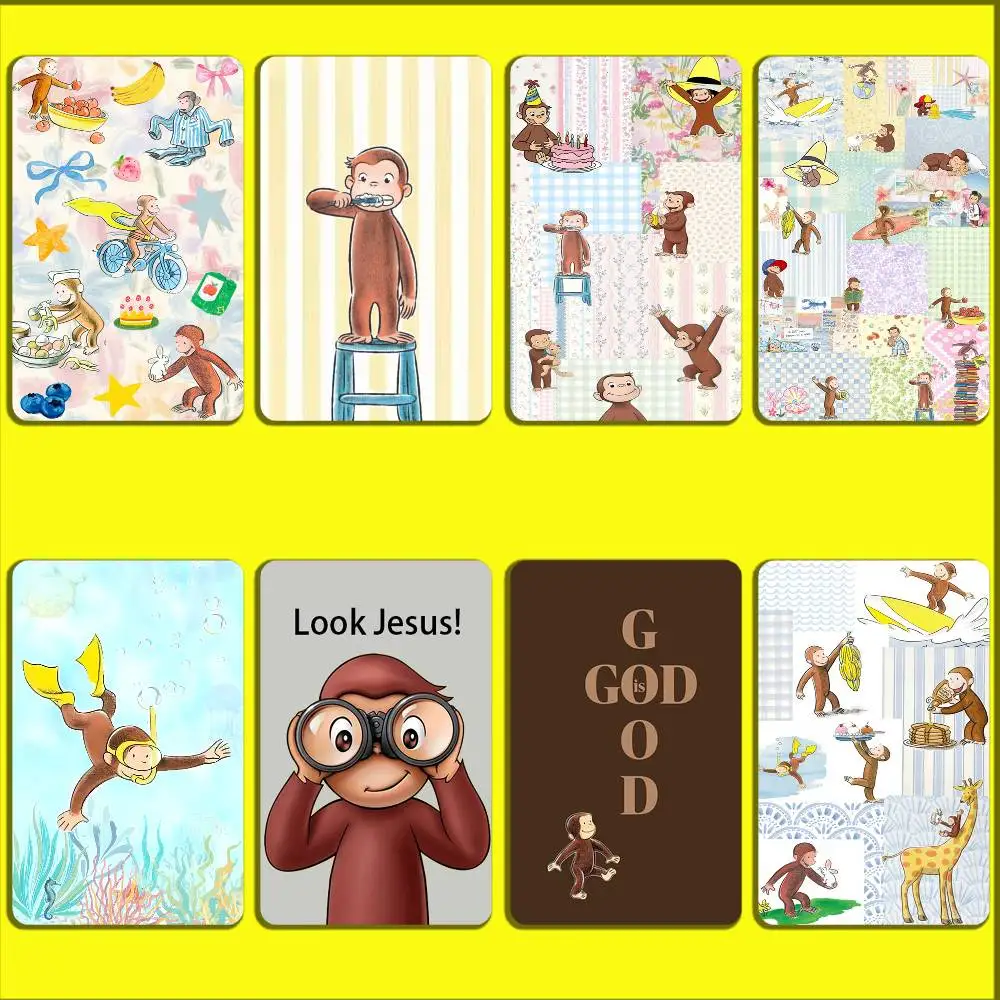C-Curious George Monkey GOD Jesus Card Stickers For Debit Bank Credit Cards Metro Bus Pass Sticker Decoration Cover Skin
C-Curious George Monkey GOD Jesus Card Stickers For Debit Bank Credit Cards Metro Bus Pass Sticker Decoration Cover Skin