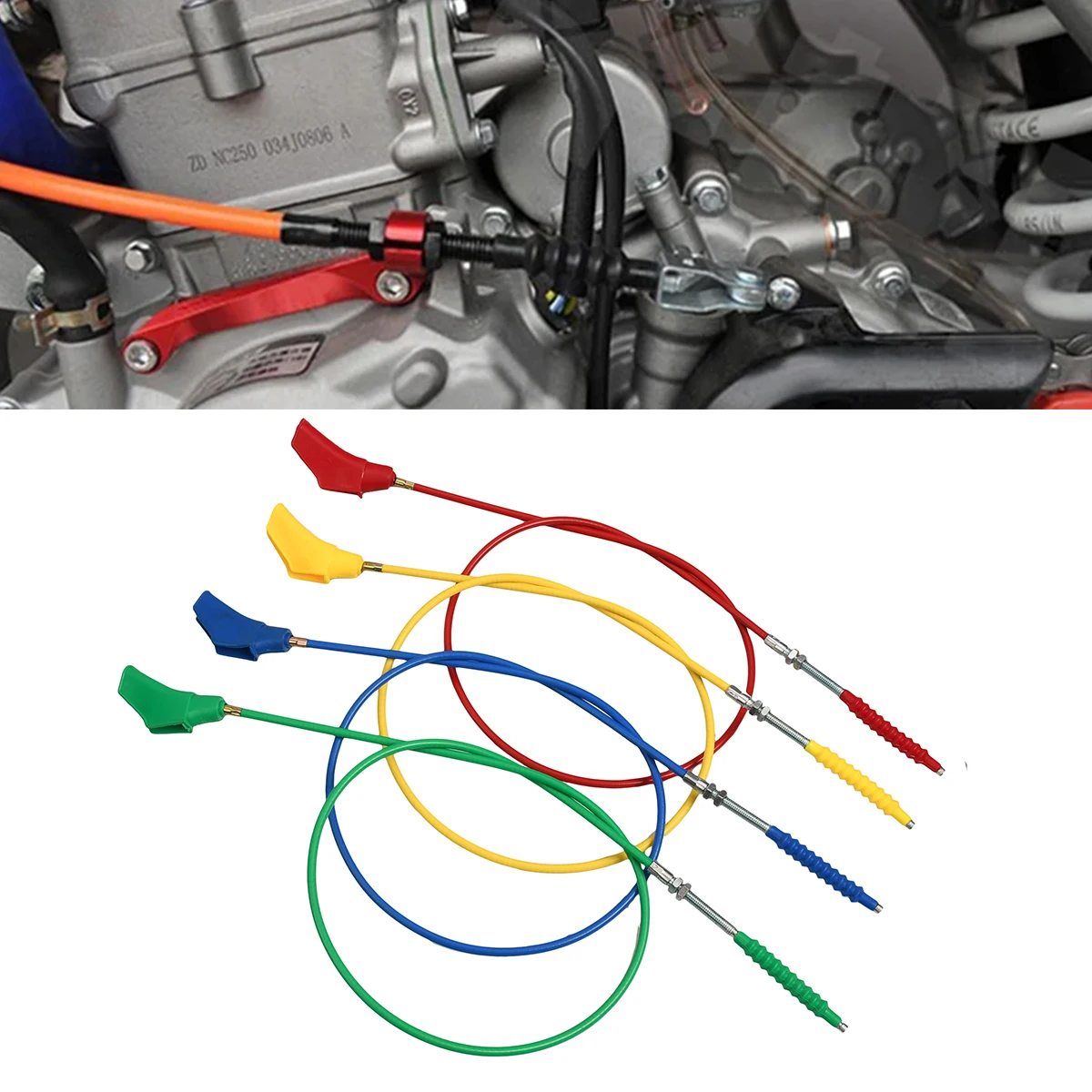 Motorcycle Clutch Cable Adjuster Dirt Bike 110MM 150MM Replacement Clutch Cable For NC Engine 110CC 125CC 200CC 250CC
Motorcycle Clutch Cable Adjuster Dirt Bike 110MM 150MM Replacement Clutch Cable For NC Engine 110CC 125CC 200CC 250CC