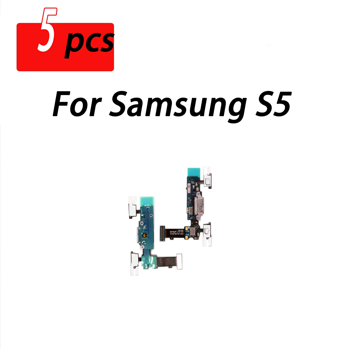ELECTERMI 5 PCS Mobile Phone Flex Cables Micro USB Charging Port Socket Dock Connector Charging Flex Cable for Sam S5
ELECTERMI 5 PCS Mobile Phone Flex Cables Micro USB Charging Port Socket Dock Connector Charging Flex Cable for Sam S5