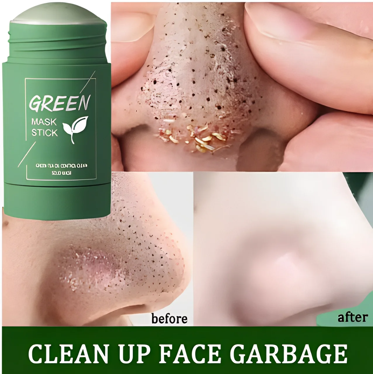 Green Tea Solid Mask Deep Cleansing Hydrating Mask Stick Pore-Shrinking Pore Mask Stick Applied Clay Mask Stick Skin Care Mask
Green Tea Solid Mask Deep Cleansing Hydrating Mask Stick Pore-Shrinking Pore Mask Stick Applied Clay Mask Stick Skin Care Mask