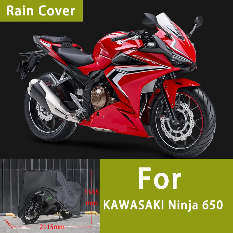 Car Cover Motorcycle Sunscreen Dustproof Earless Thickened Oxford Cloth Rainproof Suitable Accessory For KAWASAKI Ninja 650
Car Cover Motorcycle Sunscreen Dustproof Earless Thickened Oxford Cloth Rainproof Suitable Accessory For KAWASAKI Ninja 650