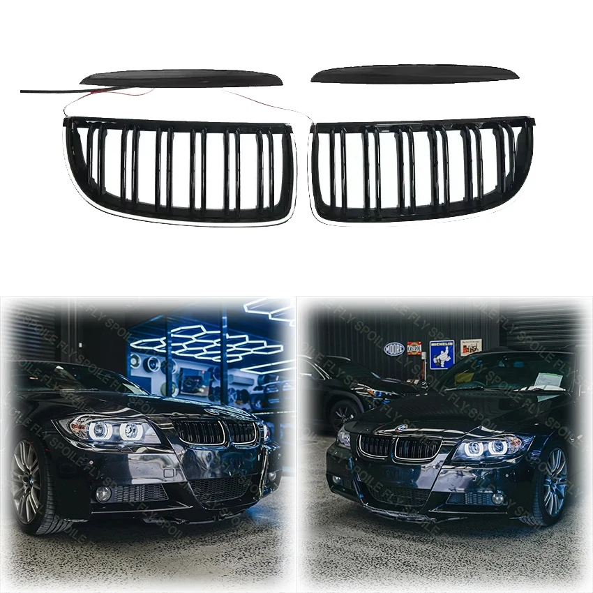 2005 To 2009 For BMW 3 Series E90 E91 325I 328I 335I M3 M Sport LED Racing Light Grills Body Kit Lamp Grille Glossy Black ABS
2005 To 2009 For BMW 3 Series E90 E91 325I 328I 335I M3 M Sport LED Racing Light Grills Body Kit Lamp Grille Glossy Black ABS