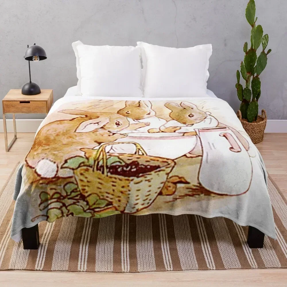 Flopsy, Mopsy and Cottontail Throw Blanket Plaid on the sofa Luxury warm winter Luxury St Blankets
Flopsy, Mopsy and Cottontail Throw Blanket Plaid on the sofa Luxury warm winter Luxury St Blankets