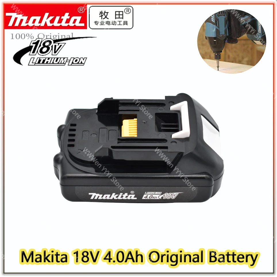 original Makita 4.0Ah 18V Rechargeable Li-Ion Battery BL1830 BL1815 BL1860 BL1840 194205-3 Replacement Power Tools Battery
original Makita 4.0Ah 18V Rechargeable Li-Ion Battery BL1830 BL1815 BL1860 BL1840 194205-3 Replacement Power Tools Battery
