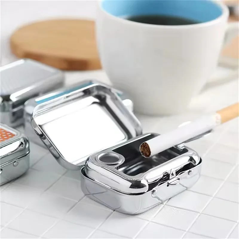 new portable metal mini ashtray with cap out door Multifunctional Outdoor Travel Carry-On Lid Ashtray
new portable metal mini ashtray with cap out door Multifunctional Outdoor Travel Carry-On Lid Ashtray