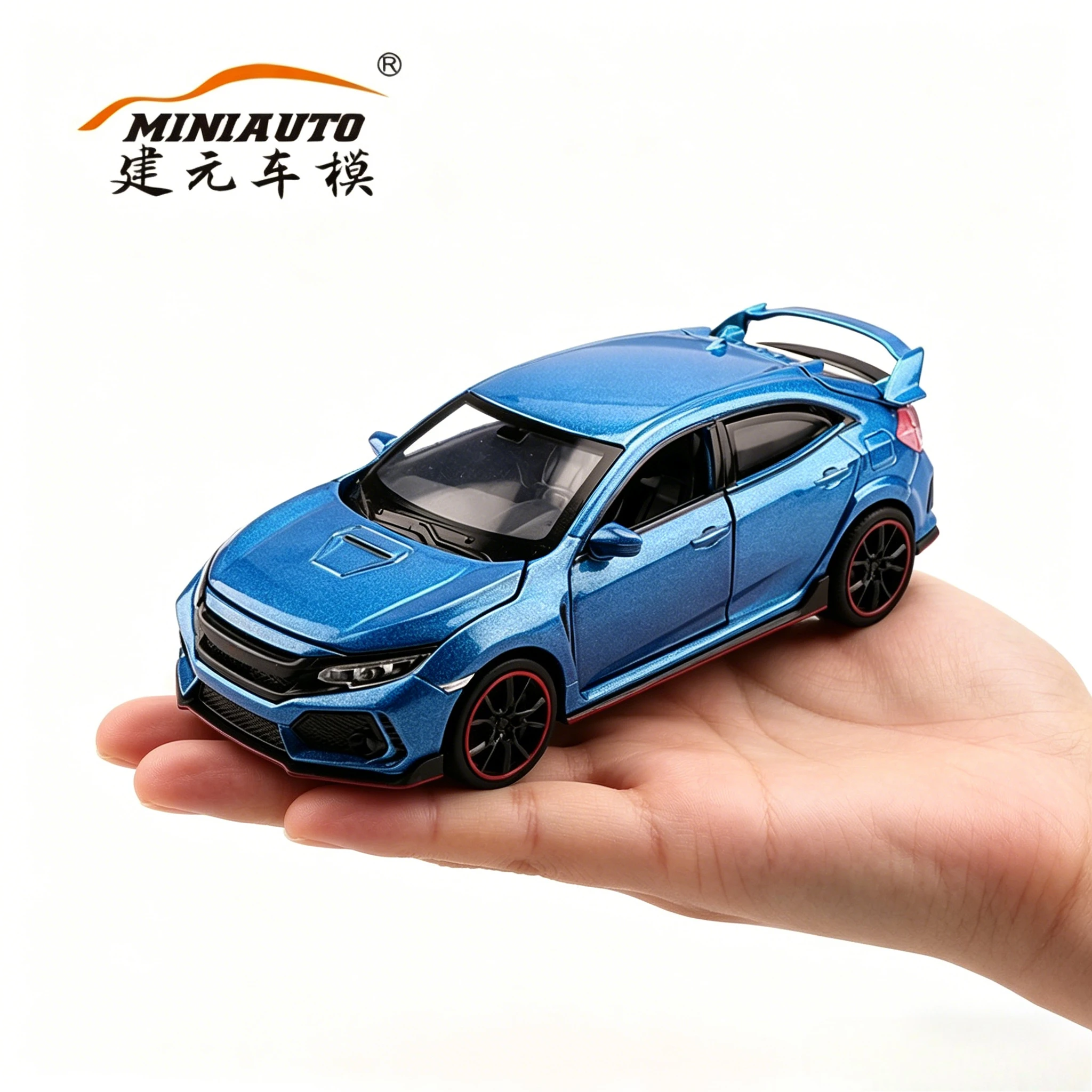 Модель спортивного автомобиля Honda Civic Type-R 1:32 из литого металла со звуком и светом, модный декоративный сувенир, детская игрушка, подарок
Модель спортивного автомобиля Honda Civic Type-R 1:32 из литого металла со звуком и светом, модный декоративный сувенир, детская игрушка, подарок