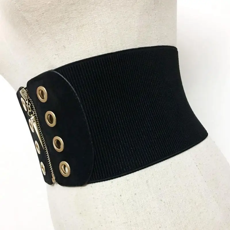 652F Vintage Elastic Belt Women Accessories Stretchy Belt for Dress 12cm Wide Belt
652F Vintage Elastic Belt Women Accessories Stretchy Belt for Dress 12cm Wide Belt