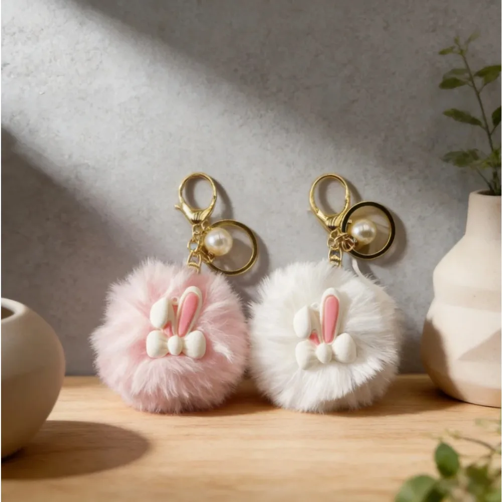 Cute Plush Little Rabbit Doll Car Keychain Pendant Fashion Bag Ornament Sweet Neutral Small Gift For Friends Family Couple
Cute Plush Little Rabbit Doll Car Keychain Pendant Fashion Bag Ornament Sweet Neutral Small Gift For Friends Family Couple