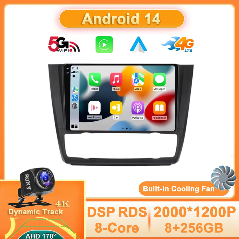 Автомагнитола на Android 14 для BMW 1 серии E81, E82, E87, E88 AT 2004-2012, GPS-навигация, Carplay, мультимедийный видеоплеер, 4G, Wi-Fi, авто
Автомагнитола на Android 14 для BMW 1 серии E81, E82, E87, E88 AT 2004-2012, GPS-навигация, Carplay, мультимедийный видеоплеер, 4G, Wi-Fi, авто