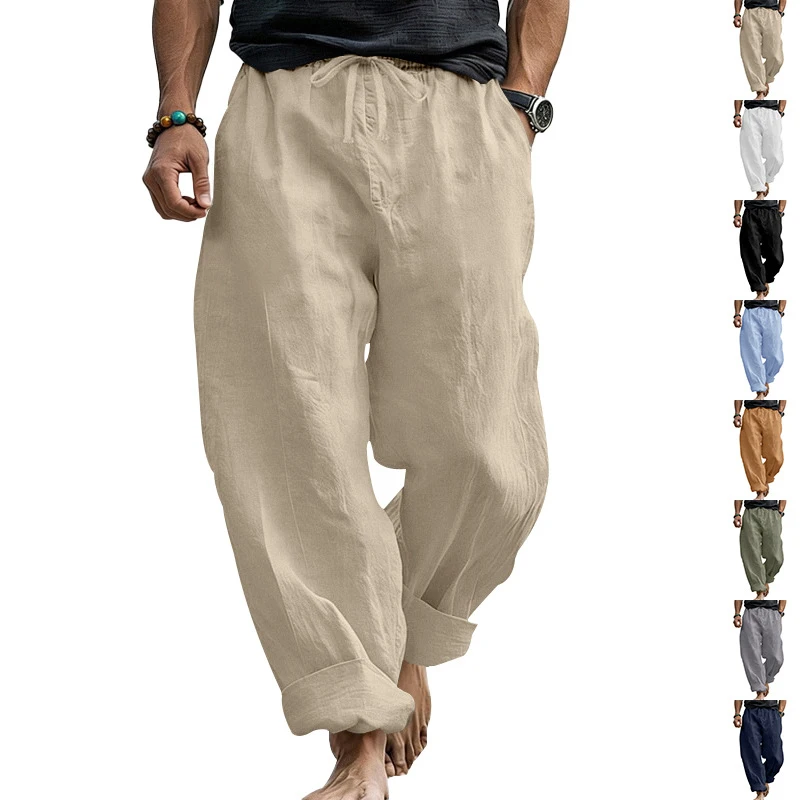 All Season American Hawaiian Linen Pants, Men Plus Size Loose Trousers For Commute Beach Sports Casual EU US
All Season American Hawaiian Linen Pants, Men Plus Size Loose Trousers For Commute Beach Sports Casual EU US