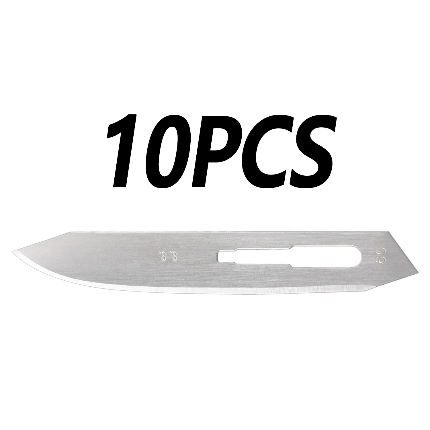 10pcs stainless steel # 60 blades, individually packaged, suitable for various blade heads
10pcs stainless steel # 60 blades, individually packaged, suitable for various blade heads