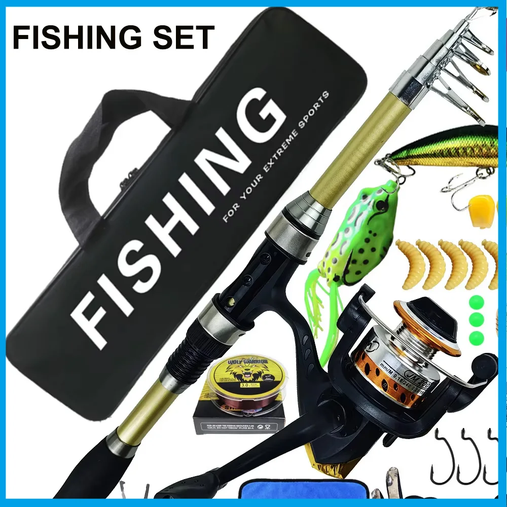 888.d Wheel Set Freshwater Seawater Fishing Tackle SetSpinning Rod Reel Seat Bag Soft Bait Accessories
888.d Wheel Set Freshwater Seawater Fishing Tackle SetSpinning Rod Reel Seat Bag Soft Bait Accessories