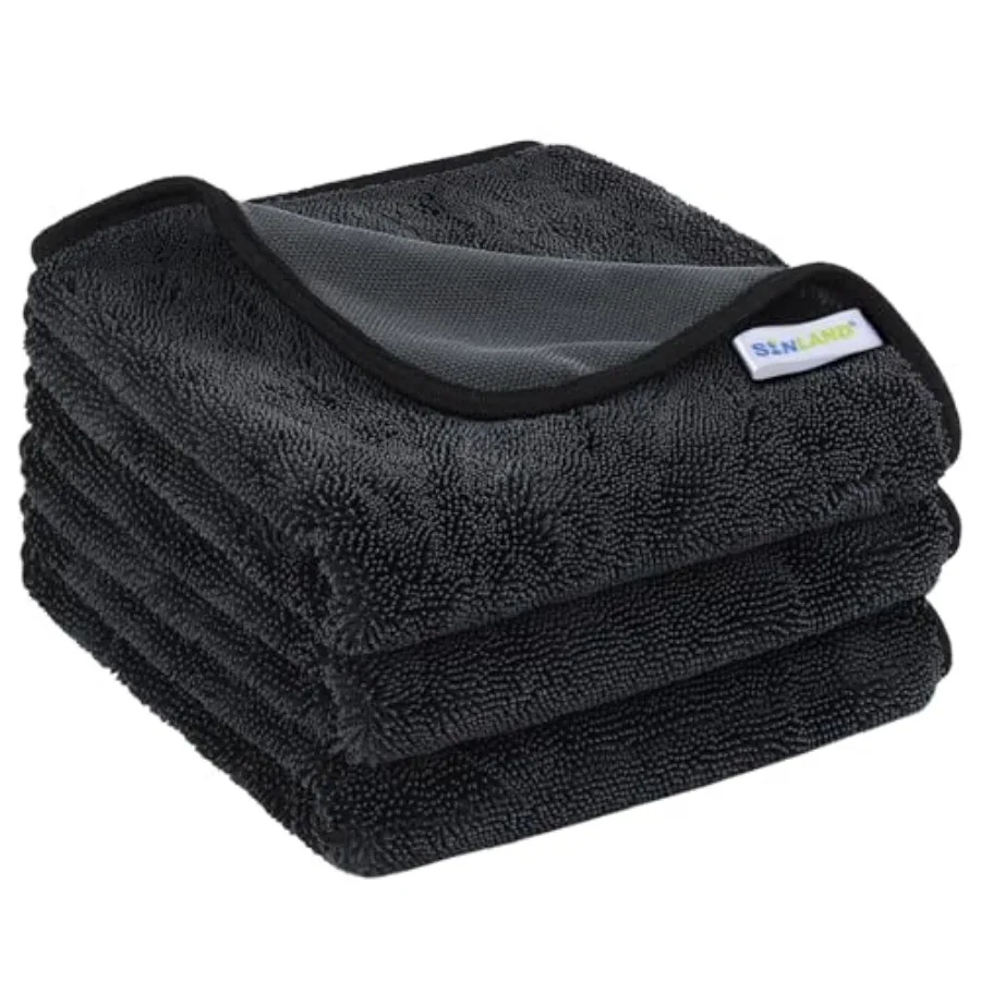 3-Pack Microfiber Shiny Wipes Shower Cleaning Cloths - Ultra Absorbent Drying Towel for Cars and Trucks, 600gsm, Streak-Free, W
3-Pack Microfiber Shiny Wipes Shower Cleaning Cloths - Ultra Absorbent Drying Towel for Cars and Trucks, 600gsm, Streak-Free, W