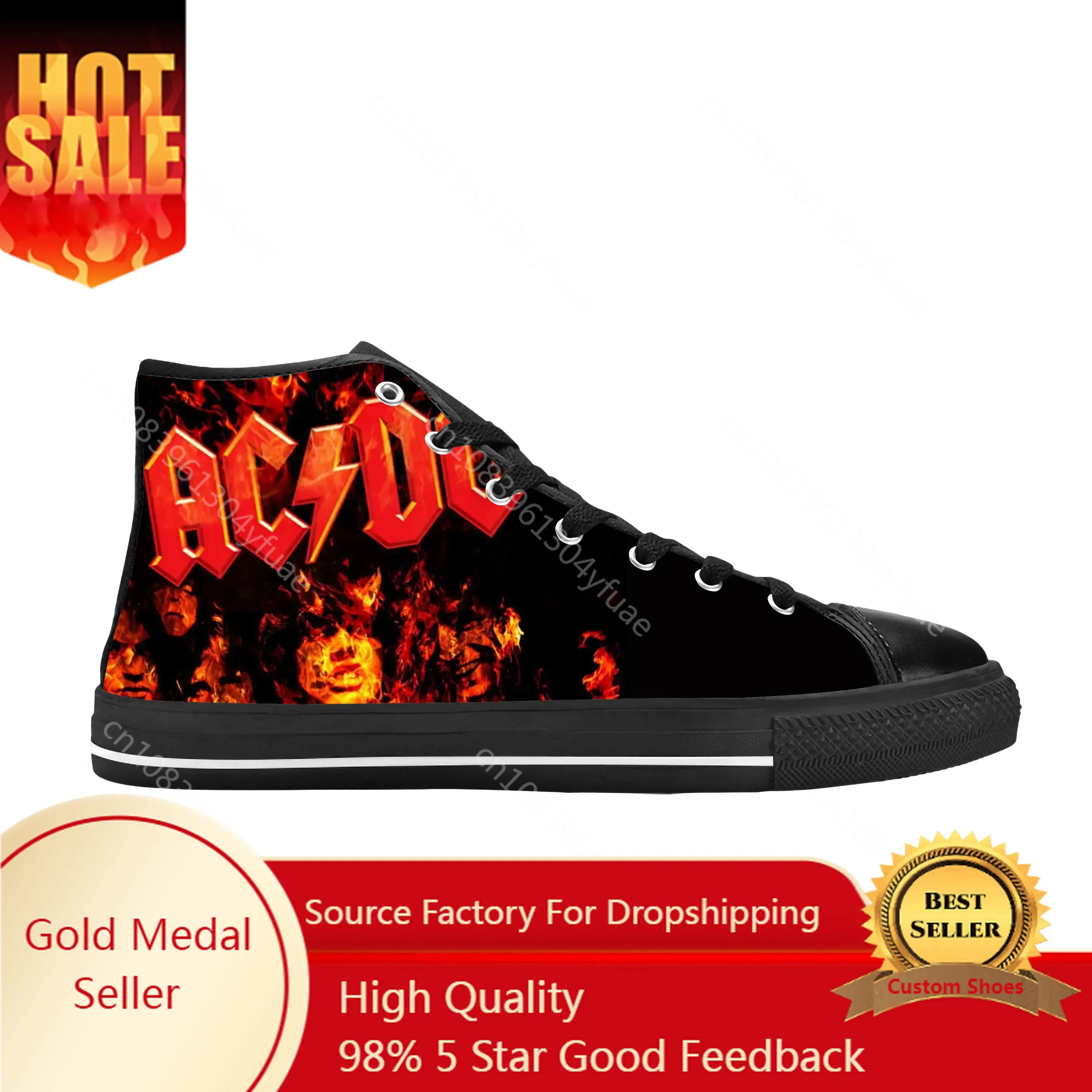 Hot Dcs Hard Blues Heavy Metal Rock Band Ac Acdcs scarpe di stoffa Casual High Top confortevole traspirante stampa 3D uomo donna
Hot Dcs Hard Blues Heavy Metal Rock Band Ac Acdcs scarpe di stoffa Casual High Top confortevole traspirante stampa 3D uomo donna