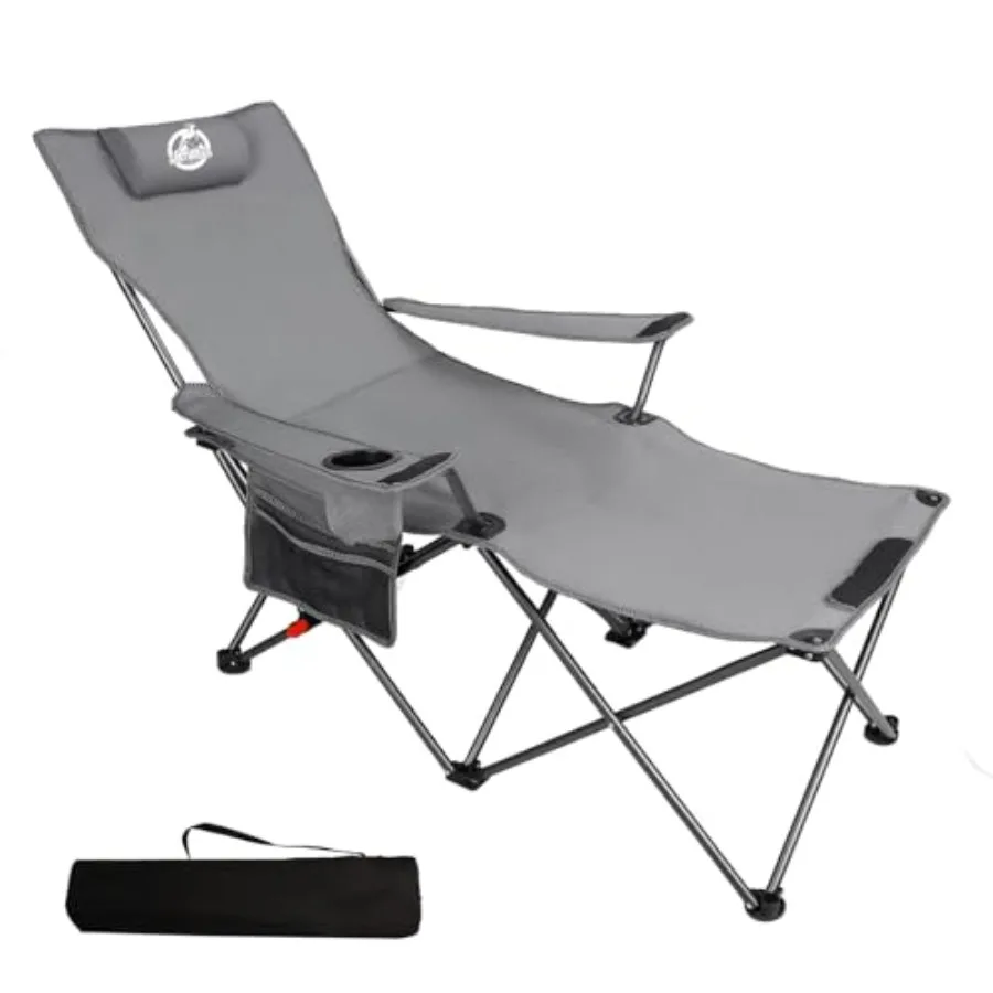 Outdoor foldable camping chair with 6 legs, aluminum frame, black color, featuring footrest, 90-135 adjustable reclining, detac
Outdoor foldable camping chair with 6 legs, aluminum frame, black color, featuring footrest, 90-135 adjustable reclining, detac