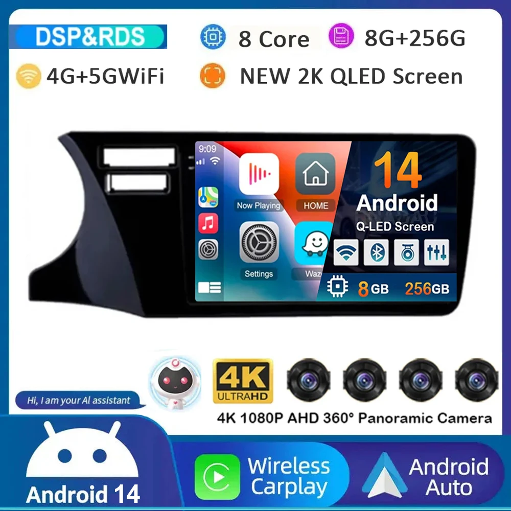 Android 14 Carplay авто для Honda City 2014 2015 2016 2017 мультимедийный стерео Автомагнитола DVD видеоплеер Navi головное устройство аудио
Android 14 Carplay авто для Honda City 2014 2015 2016 2017 мультимедийный стерео Автомагнитола DVD видеоплеер Navi головное устройство аудио