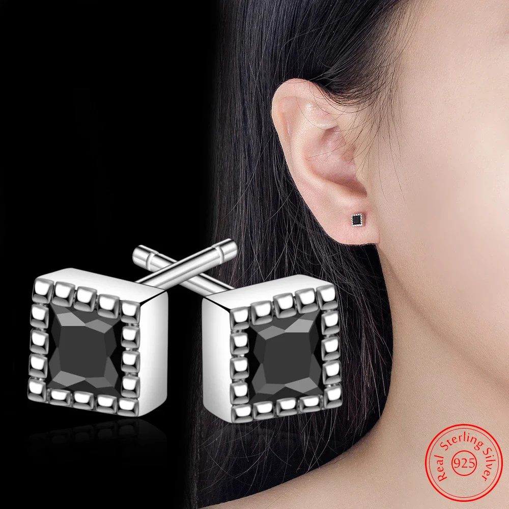 Fanqieliu Solid 925 Sterling Silver Jewelry Fashion High-qaulity Square Crystal Stud Earrings For Women New FQL23684
Fanqieliu Solid 925 Sterling Silver Jewelry Fashion High-qaulity Square Crystal Stud Earrings For Women New FQL23684