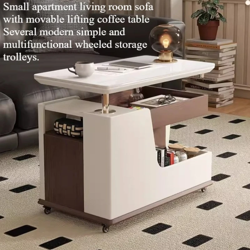 Bedroom Nordic Side Table Coffee Lift Up Modern Storage End Table Double-layer Adjustable Mesas Para Sala Nordic Furniture
Bedroom Nordic Side Table Coffee Lift Up Modern Storage End Table Double-layer Adjustable Mesas Para Sala Nordic Furniture