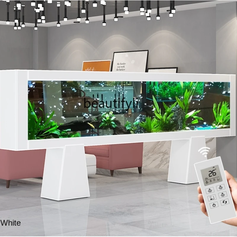 Fish Tank Living Room Large Aquarium Office Ecological High-End Dragon Fish Tank Super White
Fish Tank Living Room Large Aquarium Office Ecological High-End Dragon Fish Tank Super White