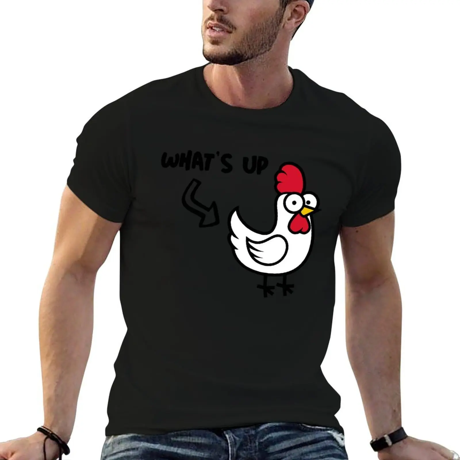 What's Up Chicken Butt Design T-Shirt man t shirt luxury t shirt man designer t shirt for man 100 percent cotton T-shirt
What's Up Chicken Butt Design T-Shirt man t shirt luxury t shirt man designer t shirt for man 100 percent cotton T-shirt