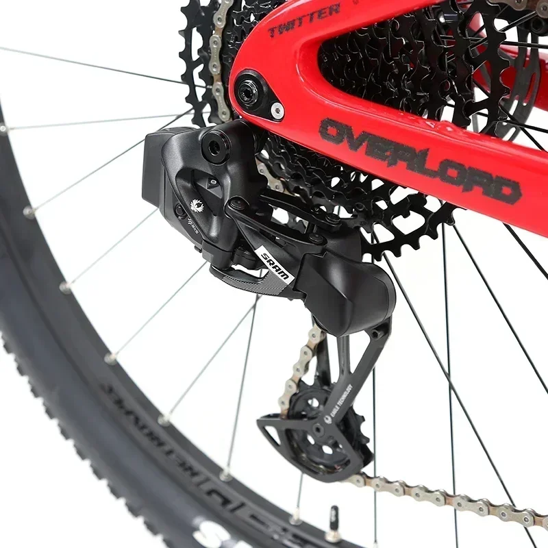 TWITTER OVERLORD AXS APEX-12S Inner cable routing AM level MTB T900 Full suspension carbon fiber mountain bike 27.5/29in bycicle
TWITTER OVERLORD AXS APEX-12S Inner cable routing AM level MTB T900 Full suspension carbon fiber mountain bike 27.5/29in bycicle