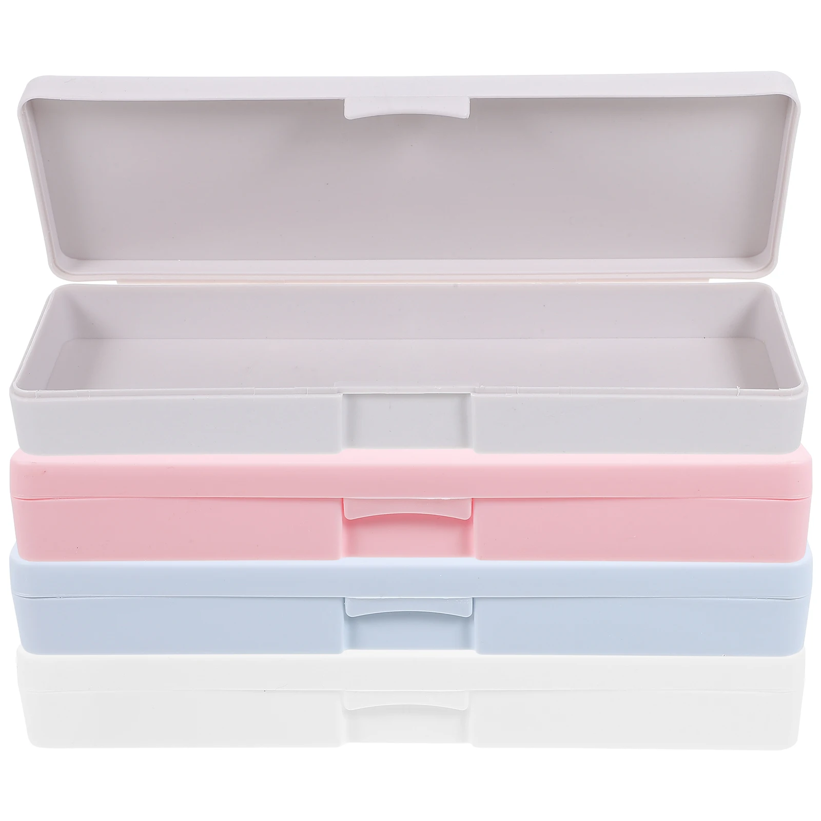 4pcs Plastic Pencil Box Lightweight Pen Case Storage Organizer For Pencils Pens Markers Portable Reusable Student School
4pcs Plastic Pencil Box Lightweight Pen Case Storage Organizer For Pencils Pens Markers Portable Reusable Student School