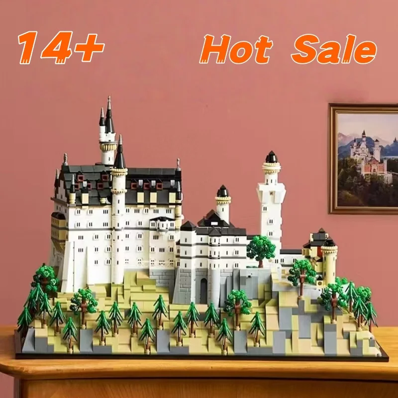 Neuschwanstein Castle Building Blocks Architectural Model Kit European Forest Landscape Bricks MOC-21063 Toys Christmas Gifts
Neuschwanstein Castle Building Blocks Architectural Model Kit European Forest Landscape Bricks MOC-21063 Toys Christmas Gifts