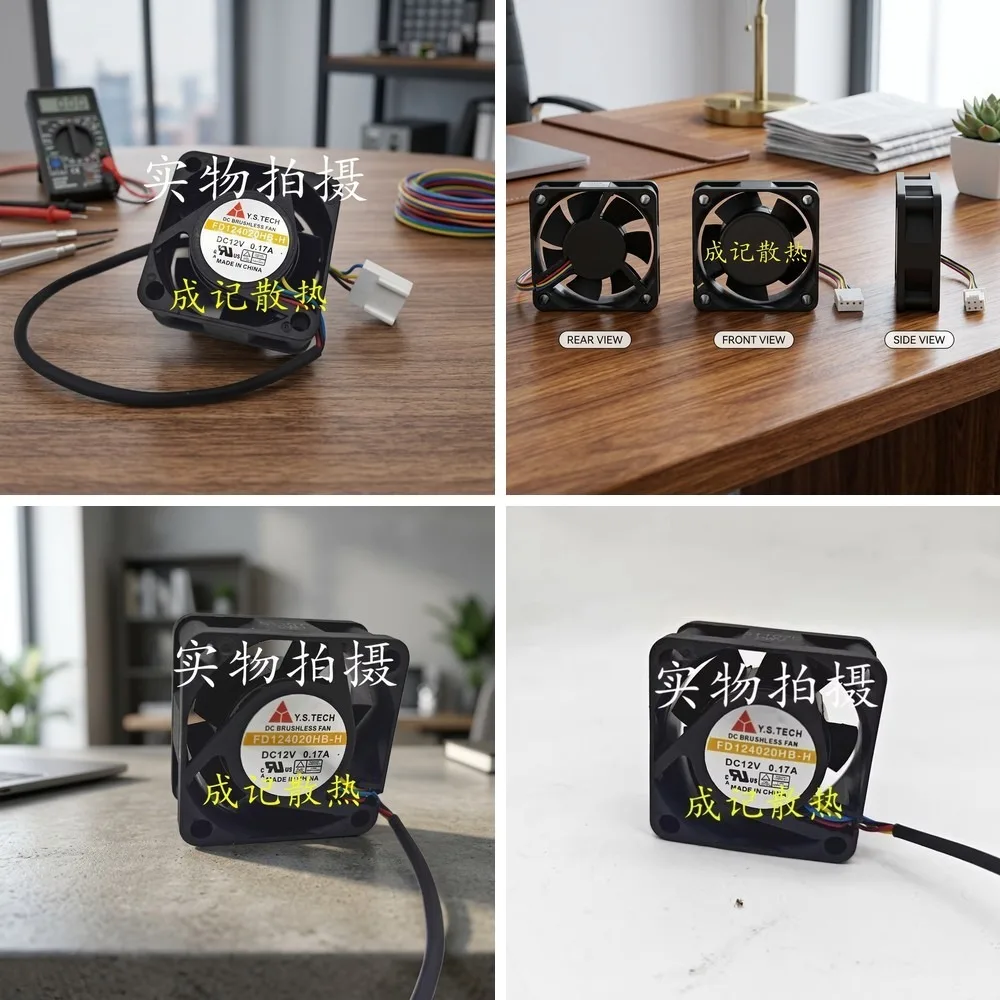 For Y.S.TECH FD124020HB-B 4020 DC12V 0.17A 4-pin Inverter Cooling Fan
For Y.S.TECH FD124020HB-B 4020 DC12V 0.17A 4-pin Inverter Cooling Fan