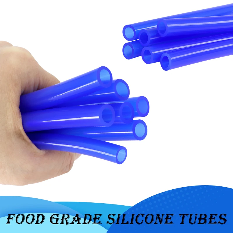 1~10M Blue Flexible Silicone Tube ID 0.5-32mm Food Grade Rubber Hose Aquarium Air Irrigation Pipes Water Connector Garden Hoses
1~10M Blue Flexible Silicone Tube ID 0.5-32mm Food Grade Rubber Hose Aquarium Air Irrigation Pipes Water Connector Garden Hoses