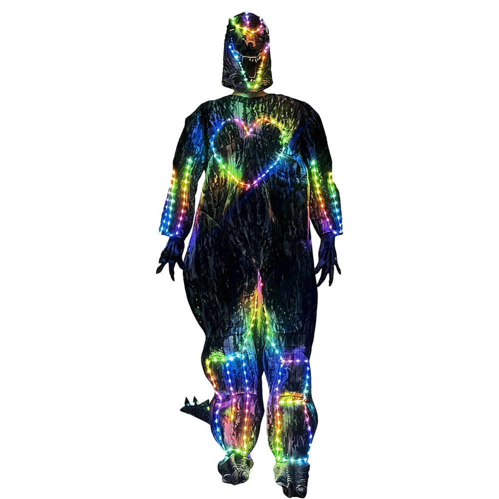 LED Monster Costume Latex Cosplay Jumpsuit with Customizable Light Placement Halloween Party Costume
LED Monster Costume Latex Cosplay Jumpsuit with Customizable Light Placement Halloween Party Costume