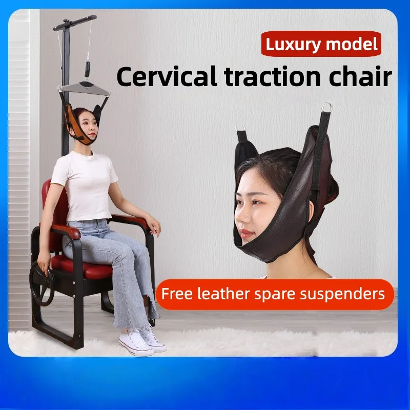 Cervical Traction Chair Head-up Pull Neck Retractor Exercises The Resistance and Stretching of The Spine and Lumbar Vertebrae
Cervical Traction Chair Head-up Pull Neck Retractor Exercises The Resistance and Stretching of The Spine and Lumbar Vertebrae