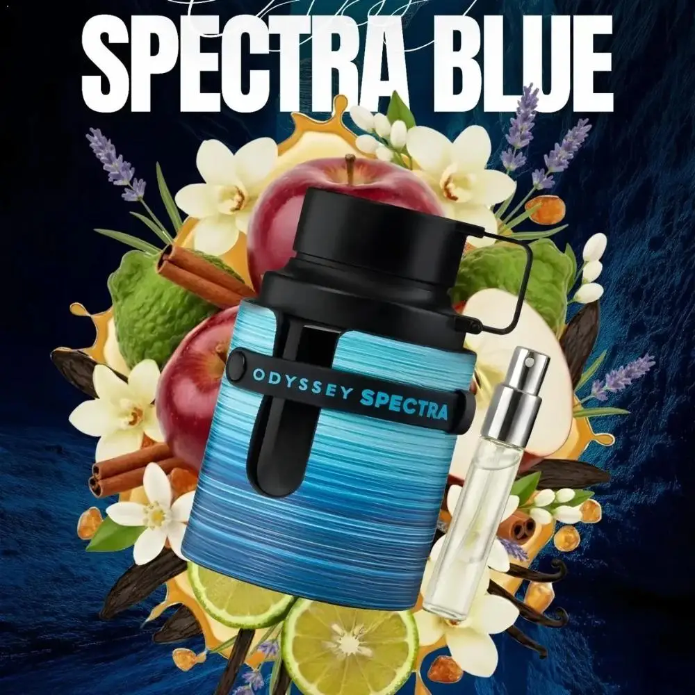 Armaf Odyssey Spectra Blue Edition Eau De Parfum Spicy Oriental Noble Cinnamon Apple Amber Flavor Men's Fragrance Body Spray
Armaf Odyssey Spectra Blue Edition Eau De Parfum Spicy Oriental Noble Cinnamon Apple Amber Flavor Men's Fragrance Body Spray