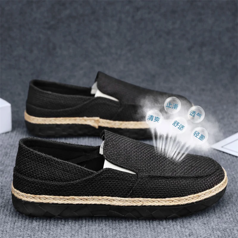 Fashion Fisherman's Slip-on Cloth Shoes Men Loafers Summer Slippers Flats Lazy Shoes Size 39-45
Fashion Fisherman's Slip-on Cloth Shoes Men Loafers Summer Slippers Flats Lazy Shoes Size 39-45