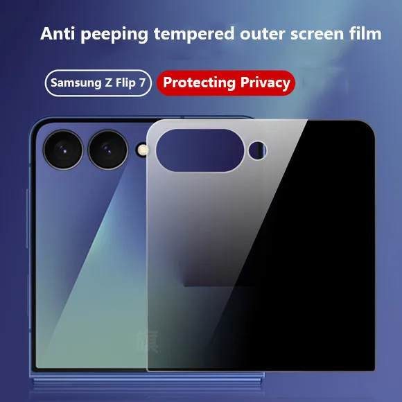 Антишпионское закаленное стекло для Samsung Galaxy Z Flip 7 SE 7 6 5 ZFlip7 SE ZFlip6 ZFlip5 5G, полное защитное стекло для экрана
Антишпионское закаленное стекло для Samsung Galaxy Z Flip 7 SE 7 6 5 ZFlip7 SE ZFlip6 ZFlip5 5G, полное защитное стекло для экрана